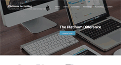 Desktop Screenshot of platinumrecruiting.com